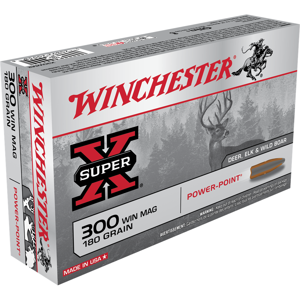 BALA Cal. .300 Win. Mag. WINCHESTER 180 gr. SuperX® Power Point